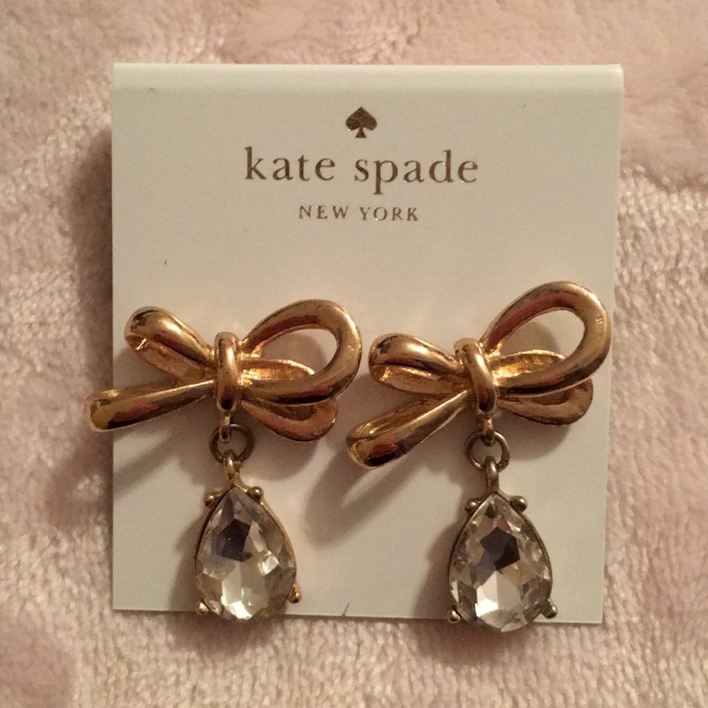 Kate Spade bow earrings